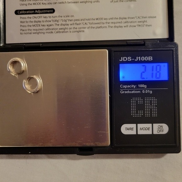 Small Elegant Silver Butterfly Post Earrings - Picture 4 of 4